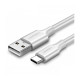 Дата кабель USB 2.0 AM to USB-C 2.0m US287 (White) Ugreen (60123)