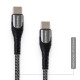 Дата кабеля USB-C to USB-C 2.0m PD Fast Charging 65W 3A grey ColorWay (CW-CBPDCC039-GR)