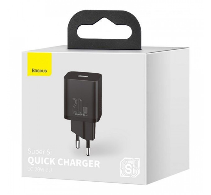 Зарядний пристрій Baseus 1 Type-C 20W (CCSUP-B01)