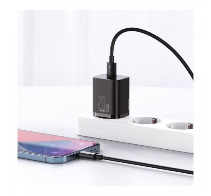 Зарядний пристрій Baseus 1 Type-C 20W (CCSUP-B01)