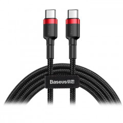 Дата кабель USB-C to USB-C 2.0m USB 3.1 3A red-black Baseus (CATKLF-H91) Дата кабель USB-C to USB-C 2.0m USB 3.1 3A red-black Baseus (CATKLF-H91)