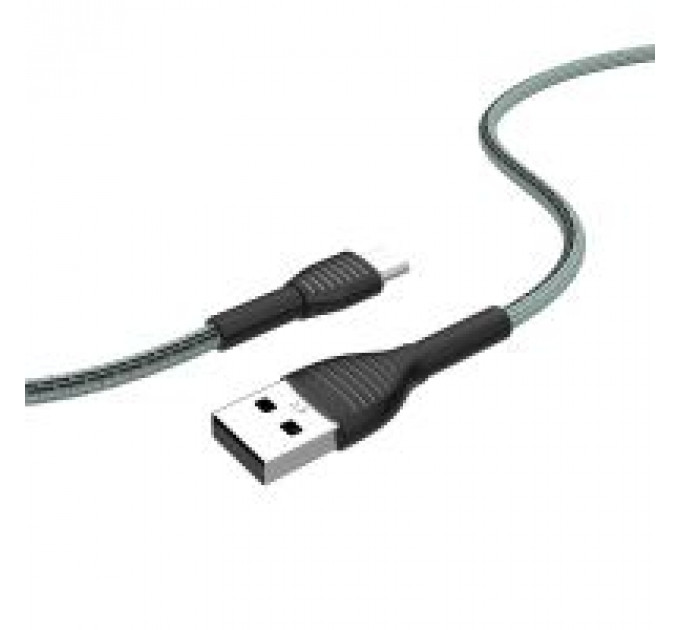 Дата кабель USB 2.0 AM to Micro 5P 1.0m ColorWay (CW-CBUM041-GR)