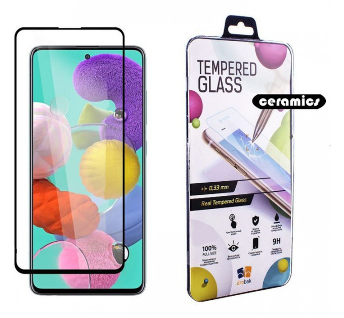Скло захисне Drobak glass-film Ceramics Samsung Galaxy A52 4G (474723)