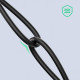 Дата кабель USB-C to USB-C 0.8m USB 4.0 THUNDERBOLTUS501 8K40Gbps Black Ugreen (30389)