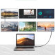 Дата кабель USB-C to USB-C 0.8m USB 4.0 THUNDERBOLTUS501 8K40Gbps Black Ugreen (30389)