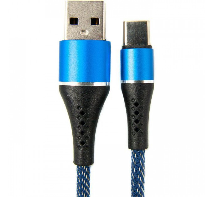 Дата кабеля USB 2.0 AM to USB-C 1.0m blue Dengos (NTK-TC-MT-JEANS) Дата кабеля USB 2.0 AM to USB-C 1.0m blue Dengos (NTK-TC-MT-JEANS)