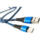 Дата кабеля USB 2.0 AM to USB-C 1.0m blue Dengos (NTK-TC-MT-JEANS)