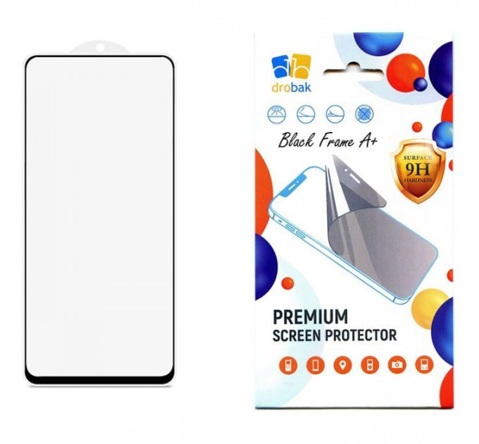 Скло захисне Drobak Motorola G72 Black Frame A+ (717151)
