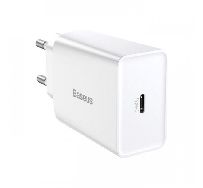 Зарядний пристрій Baseus Speed Mini Quick Charger White (CCFS-SN02)
