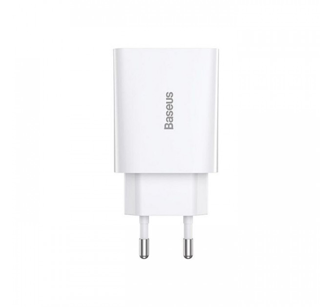 Зарядний пристрій Baseus Speed Mini Quick Charger White (CCFS-SN02)