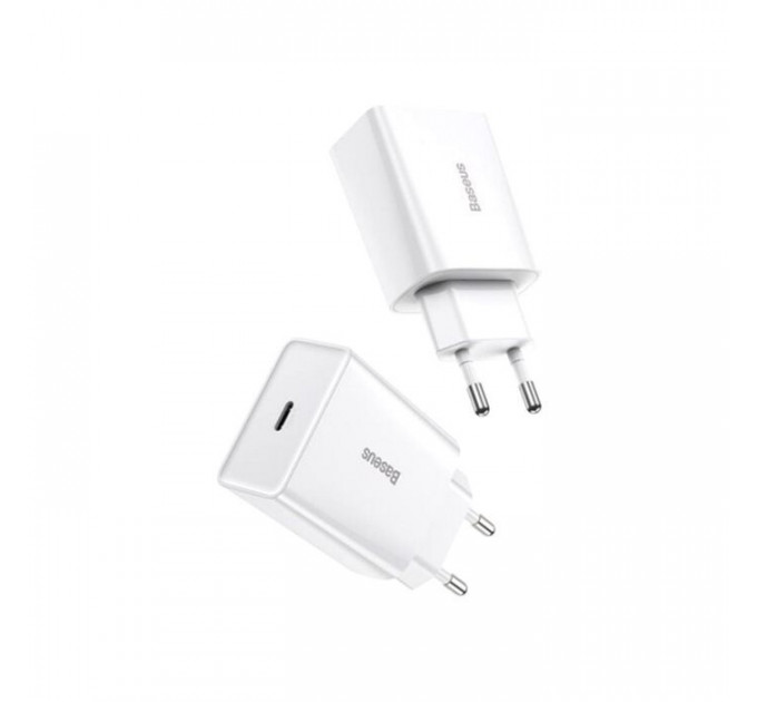 Зарядний пристрій Baseus Speed Mini Quick Charger White (CCFS-SN02)