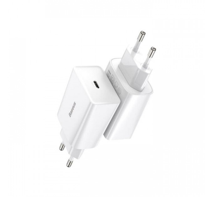 Зарядний пристрій Baseus Speed Mini Quick Charger White (CCFS-SN02)
