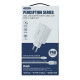 Зарядное устройство Proda PD-A28i 2хUSB 2.4A + USB Ligthtning 1.0m (PD-A28i-WH)