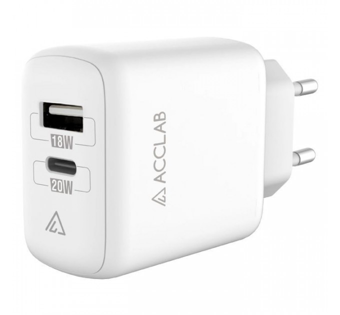 Зарядное устройство для ACCLAB AL-TC220 (1xUSB, 1xType-C) (1283126556494)
