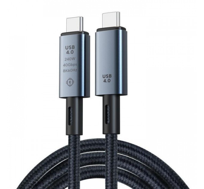 Дата кабель USB-C to USB-C 1.2m Pulsing Fast Charging 240W USB4.0 XoKo (XK-SC-2-240W)