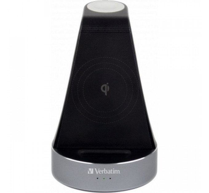 Зарядний пристрій Verbatim 2in1 Apple Watch and iPhone Charging Stand (49555)