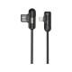 Дата кабель USB 2.0 AM to Lightning + Audio 1.0m 2.4А Black XoKo (XO-NB38)