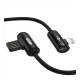 Дата кабель USB 2.0 AM to Lightning + Audio 1.0m 2.4А Black XoKo (XO-NB38)