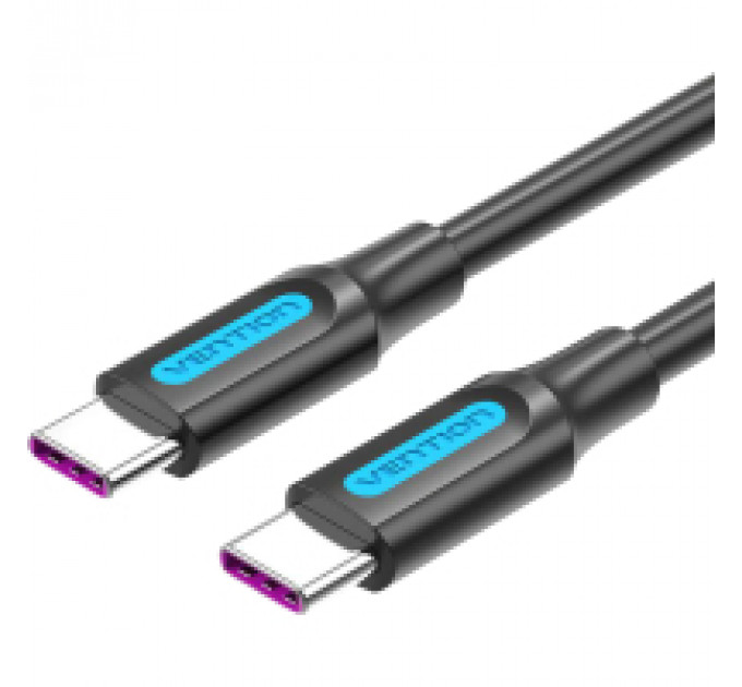 Дата кабель USB-C to USB-C 1.0m 2.0 100W VENTION (COTBF)
