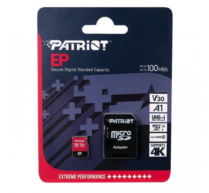 Карта пам/'яті Patriot 1TB microSD class 10 UHS-I U3 (PEF1TBEP31MCX)