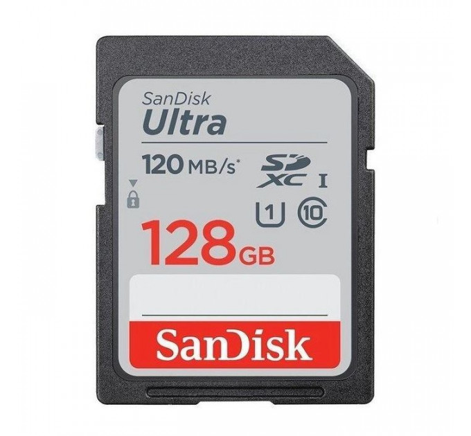 Карта пам/'яті SanDisk 128GB SD class 10 UHS-I Extreme Ultra (SDSDUNB-128G-GN6IN) Карта пам/'яті SanDisk 128GB SD class 10 UHS-I Extreme Ultra (SDSDUNB-128G-GN6IN)