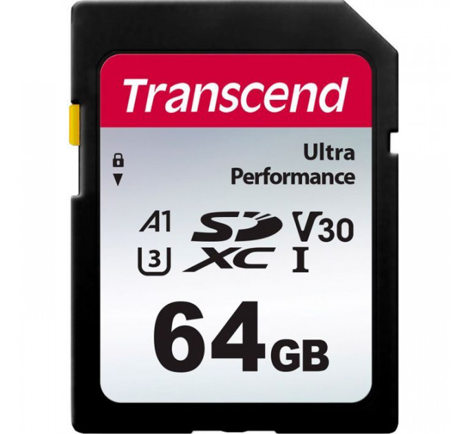 Карта пам/'яті Transcend 64GB SD class 10 UHS-I U3 4K (TS64GSDC340S)