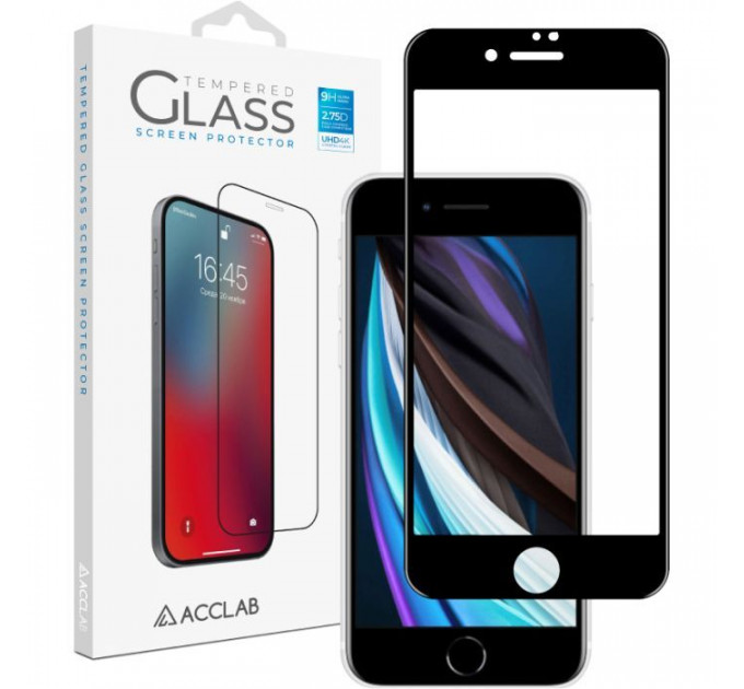 Скло захисне ACCLAB Full Glue Apple iPhone 7\/8\/SE 2020 (1283126508172)