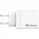 Зарядний пристрій Verbatim USB 30W PD3.0 4-ports white (49701)