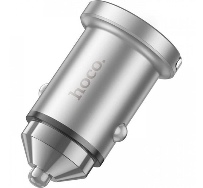Зарядний пристрій HOCO NZ10 Handy USB-A\/Type-C Silver (6942007601825)