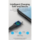 Дата кабель USB 2.0 AM to USB-C 1.5m 3.0A 18W PVC black VENTION (CTHBG)