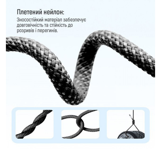 Дата кабель USB-C to USB-C 1.0m 60W 3.0А black ColorWay (CW-CBPDCC061-BK)