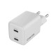 Зарядное устройство для Canyon CU35CC GaN 35W 2xPD EU White (CNS-CUW35CC)