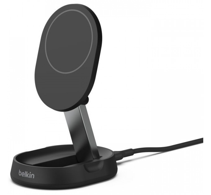 Зарядное устройство для Belkin 15W Magnetic Stand Qi2 20W Adapter USB-C black (WIA008VFBK) Зарядное устройство для Belkin 15W Magnetic Stand Qi2 20W Adapter USB-C black (WIA008VFBK)