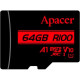 Карта пам/'яті Apacer 64GB microSD class 10 UHS-I V10 A1 (AP64GMCSX10UB-RA)