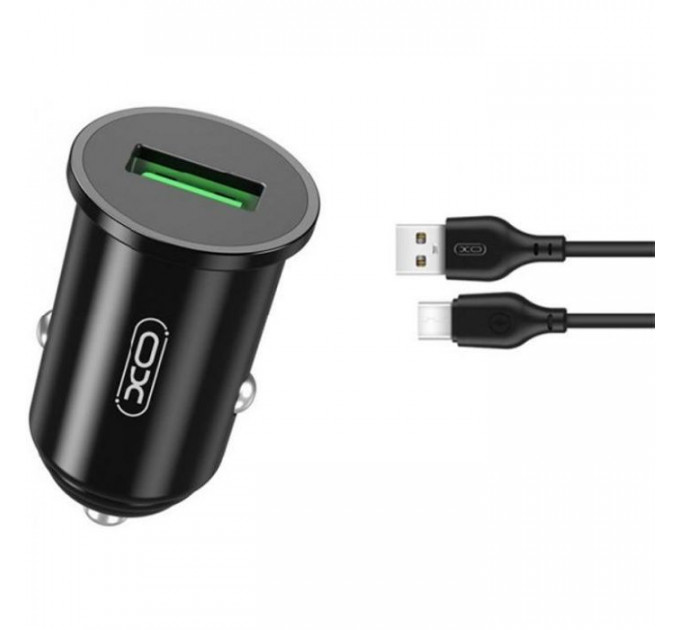 Зарядное устройство для XO TZ12 QC3.0 (1USB\/18W) + USB - Type-C Black (XO-TZ12-BK) Зарядное устройство для XO TZ12 QC3.0 (1USB\/18W) + USB - Type-C Black (XO-TZ12-BK)