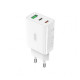 Зарядное устройство XO L101 PD + QC3.0 (1USB/2Type-C/20W) + USB - MicroUSB White (XO-L101-WH)