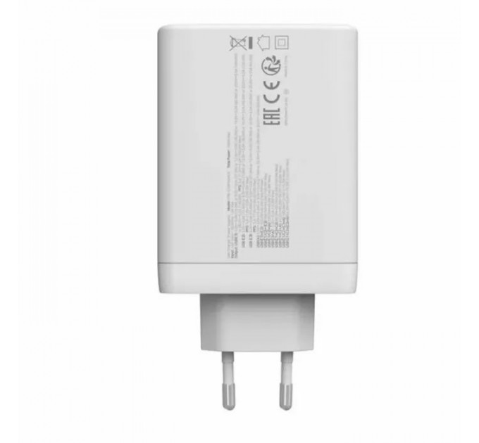 Зарядний пристрій Canyon CU140ACC GaN 150W 3xPD 1xQC EU White (CNS-CUW140ACC)