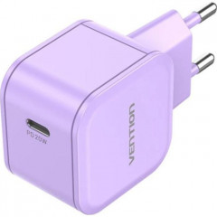 Зарядний пристрій VENTION 1xUSB-C 20W PD3.0\/QC3.0 Purple (FEJV0-EU)