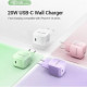 Зарядний пристрій VENTION 1xUSB-C 20W PD3.0\/QC3.0 Purple (FEJV0-EU)