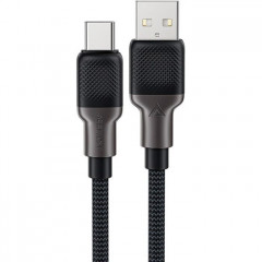 Дата кабель USB 2.0 AM to USB-C 1.2m 3.0A silicone braid Acefast (6974316283126)