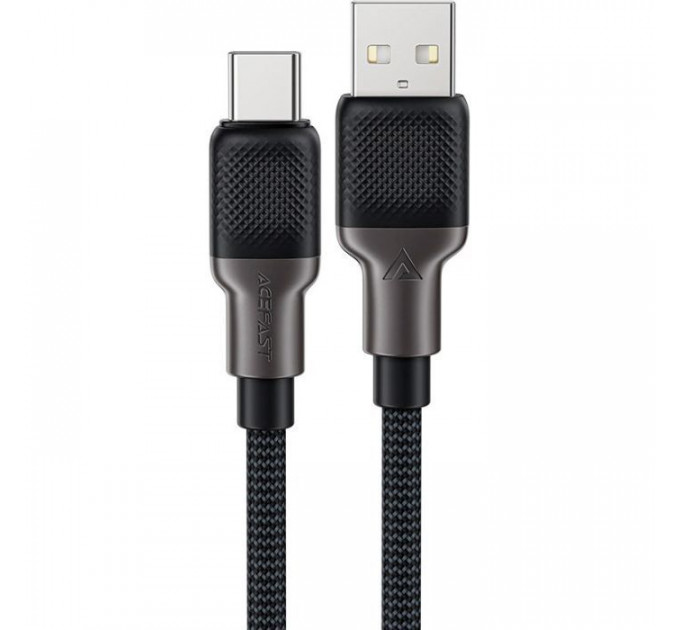 Дата кабель USB 2.0 AM to USB-C 1.2m 3.0A silicone braid Acefast (6974316283126)