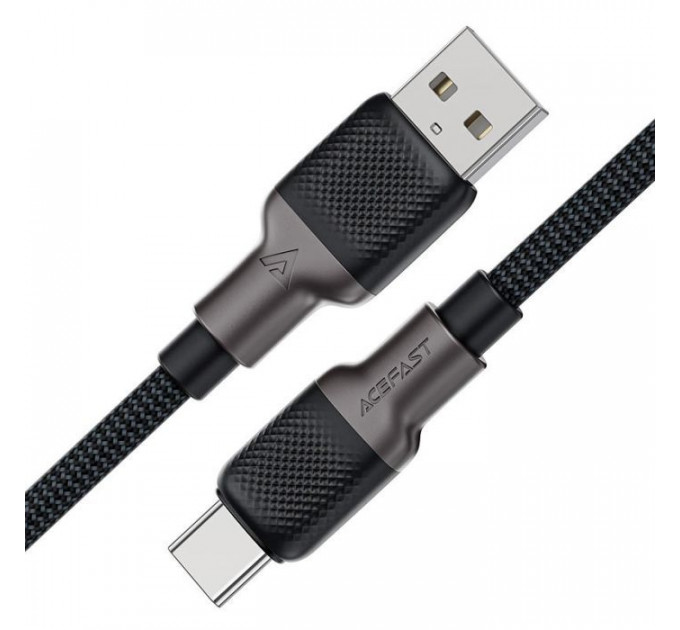 Дата кабель USB 2.0 AM to USB-C 1.2m 3.0A silicone braid Acefast (6974316283126)