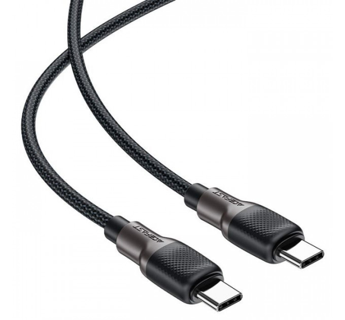 Дата кабель USB-C to USB-C 1.2m 3A silicone braid C10-03 Acefast (6974316283119)
