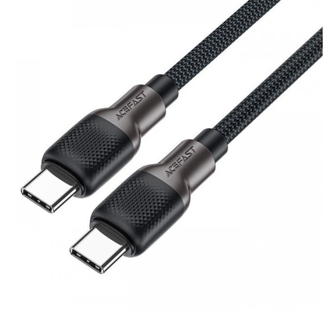 Дата кабель USB-C to USB-C 1.2m 3A silicone braid C10-03 Acefast (6974316283119)