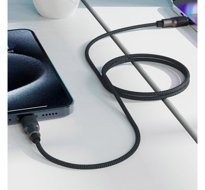 Дата кабель USB-C to USB-C 1.2m 3A silicone braid C10-03 Acefast (6974316283119)