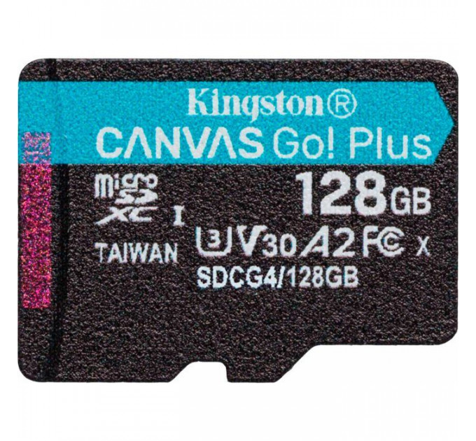 Карта памяти Kingston 128GB microSDXC 10 UHS-I U3 V30 A2 Canvas Go Plus G4 (SDCG4\/128GBSP) Карта памяти Kingston 128GB microSDXC 10 UHS-I U3 V30 A2 Canvas Go Plus G4 (SDCG4\/128GBSP)