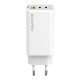 Зарядний пристрій ColorWay GaN Mini 65W PD Port PPS USB (USB-2C1A) white (CW-CHS058PD-WT)