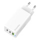 Зарядний пристрій ColorWay GaN Mini 65W PD Port PPS USB (USB-2C1A) white (CW-CHS058PD-WT)