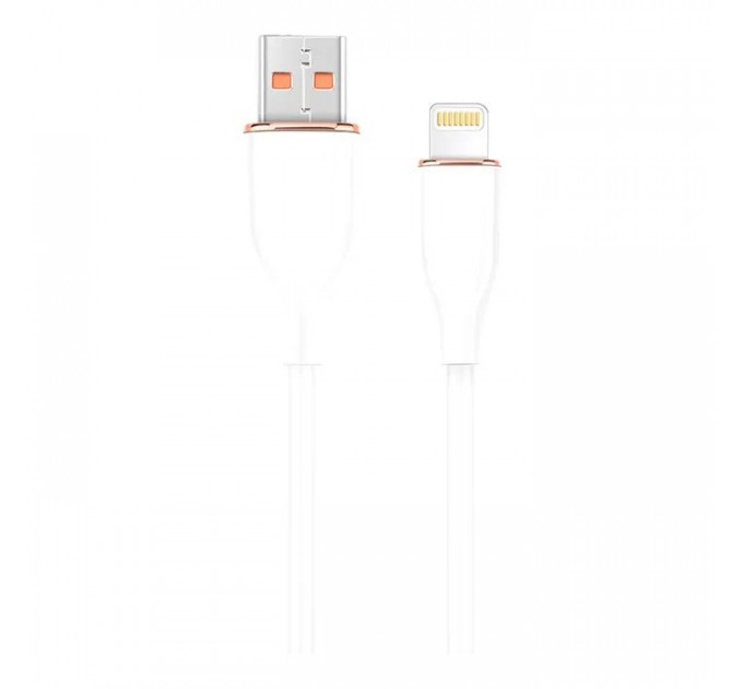 Дата кабель USB 2.0 AM to Lightning 1.5m 2.1A Cablexpert (CC-USB2S-AM8PM-1.5M-W)
