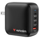 Зарядний пристрій Verbatim MiniGaN 100 W 4 ports (3xUSB-C\/1xUSB-A) (32231)